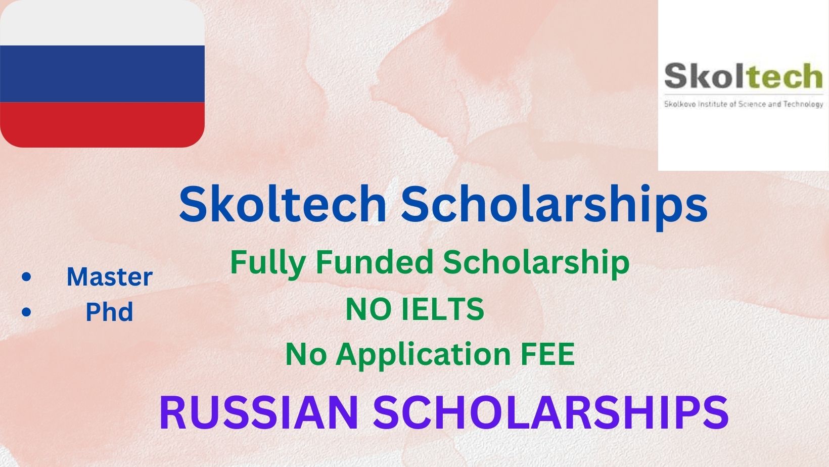 Skoltech Scholarships