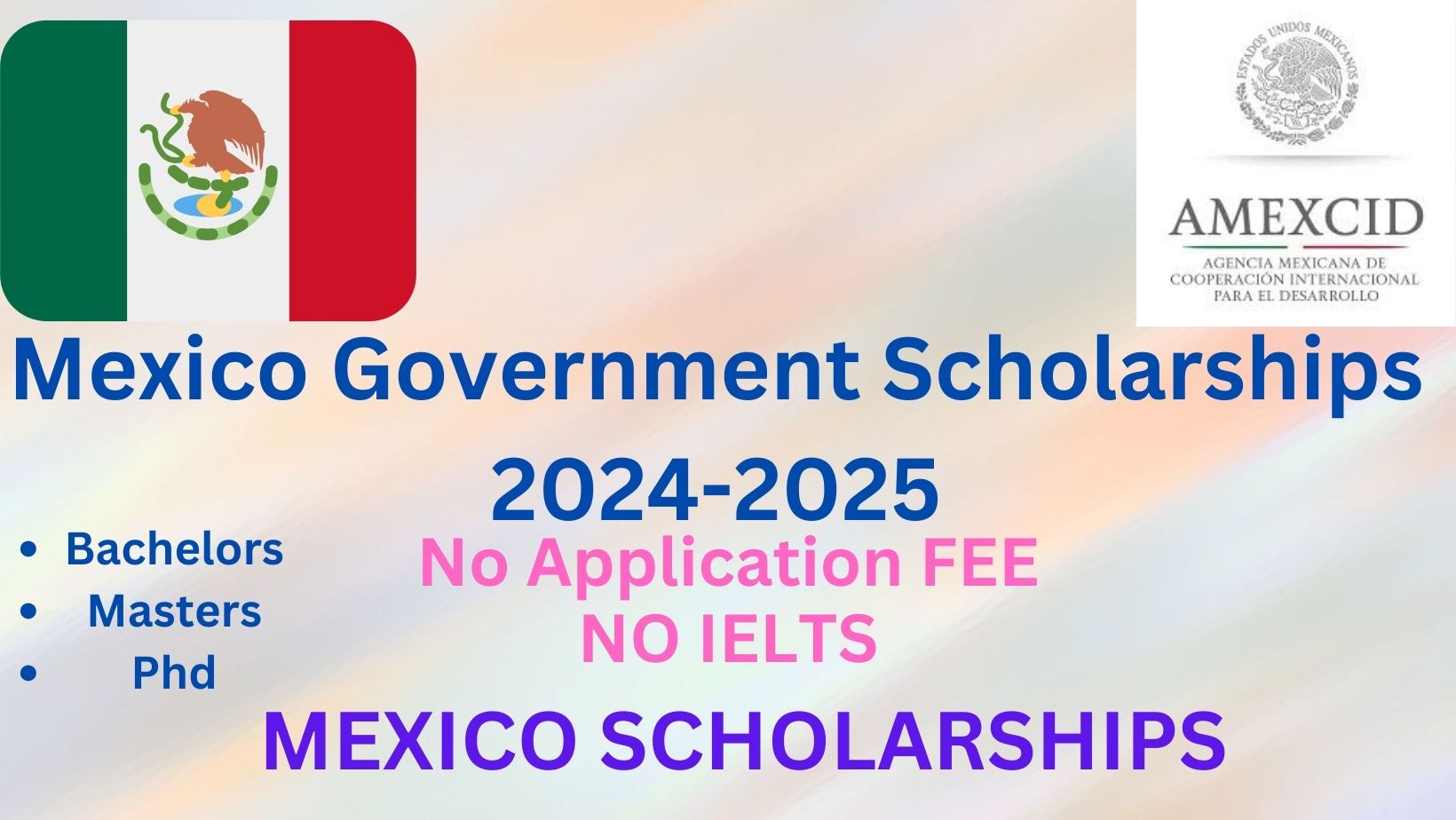 Mexico Government Scholarships 2024-2025